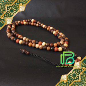 Tasbih kombinasi 11 kayu nusantara size 10mm